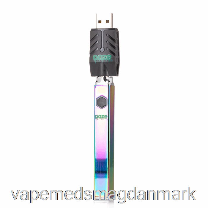 Engangs Vape Danmark Ooze Quad Flex Temp 500mah Batteri Regnbue